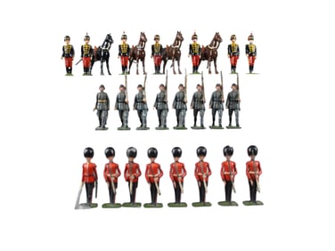 Britains Hussars, Guards, and Germans