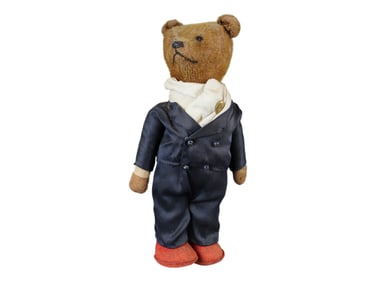 14 1/2" Tall Well Dressed Teddy Bear