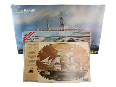 (3) Different Model Kits in Boxes