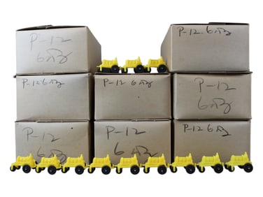 Manoil Factory Cases P-12 Plastic Tractors