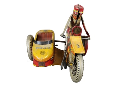 Mark Key Wind Police Cycle and Side Car