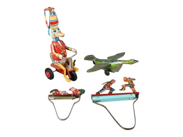 Lot of (4) Tin Toys