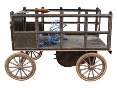 Vintage Wind Up Auto Express Wagon