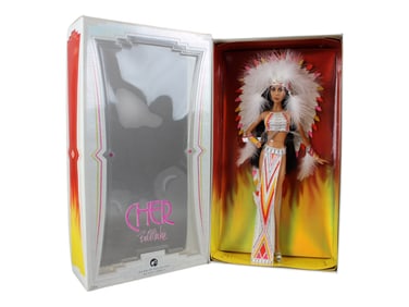 MIB Barbie Cher Bob Mackie Black Label L3548
