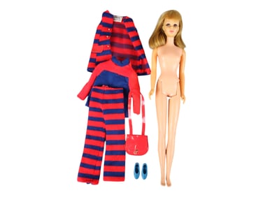 Barbie Francie #1130 and #1243 Striped Types