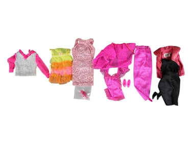 Vintage Lot of Barbie Fashion Clothing / Outfits