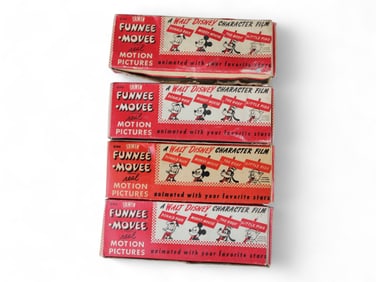 (4) Irwin Funnee Movie Films in Boxes