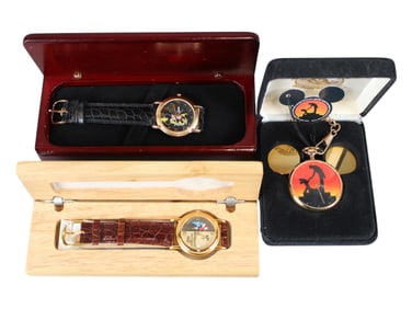(3) Disneyana Convention Ltd Ed Watches MIB
