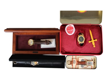 (4) Snow White Disney Collectors Watches MIB