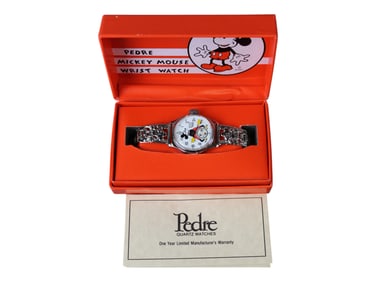 Pedre Mickey Mouse Wrist Watch MIB
