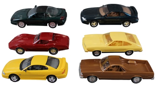 Lot of Six Promo Cars includes (1) Boxed