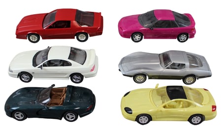 Lot of Six Promo Cars includes (1) Boxed