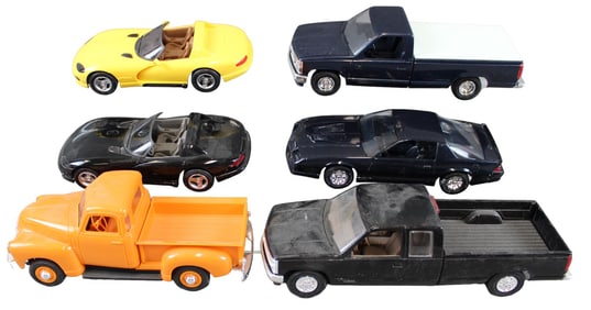 Lot of Six Promo Cars includes (1) Boxed