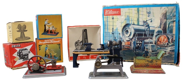 Assorted Steam Toy Lot including Wilesco