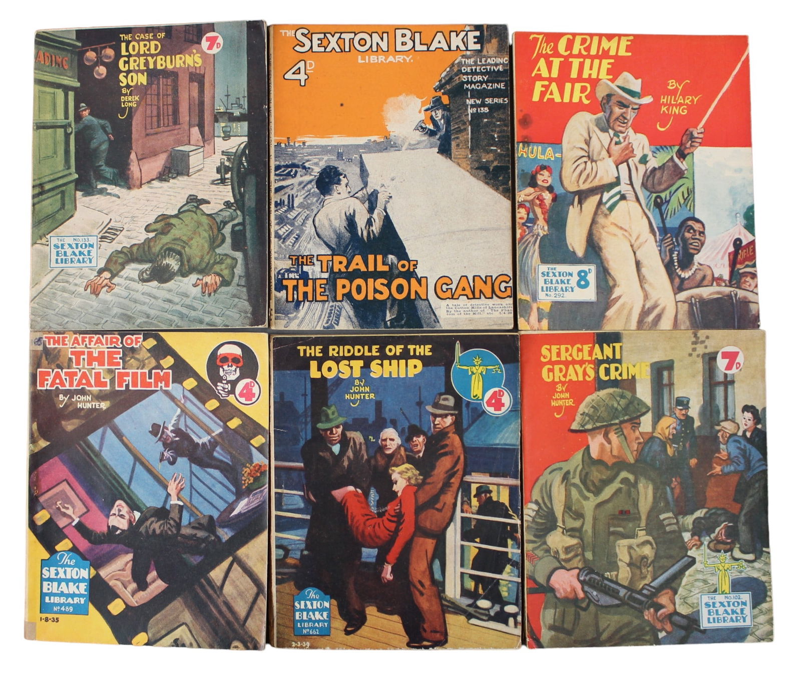 Sexton Blake Library. Lot of (10) Volumes (1 of 3)