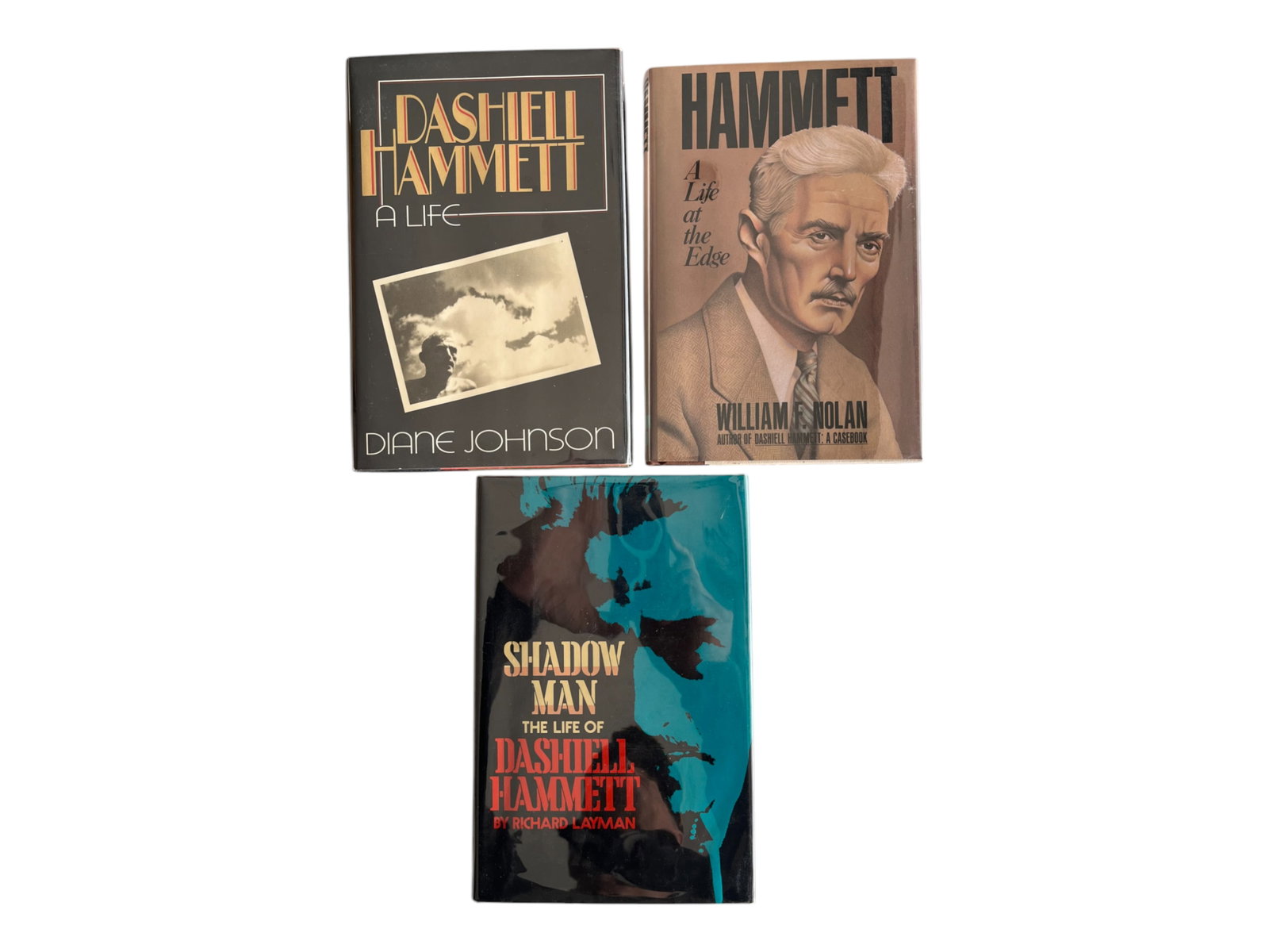Dashiell Hammett Biographies (3): Lot of (3) Volumes in Dust Jackets and all signed by the authors. See Images for details.