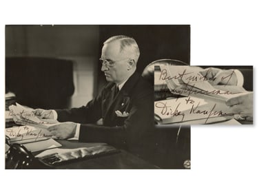 Harry Truman Signed Photograph