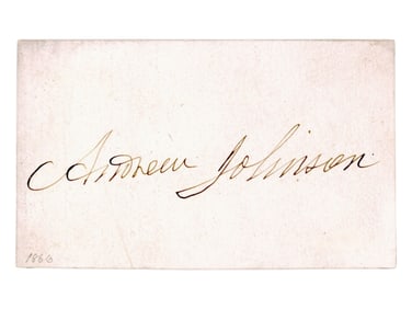 President Andrew Johnson Cut JSA