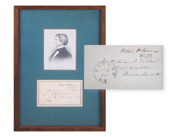 William H. Seward Signed Cover