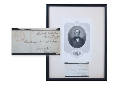 Daniel Webster Signed Cover