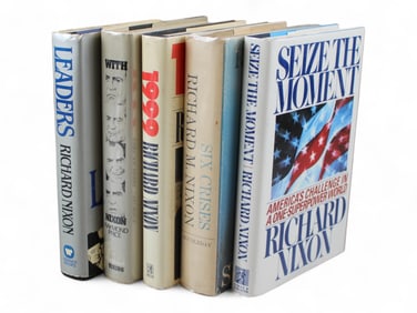 (5) President Richard Nixon Signed Books