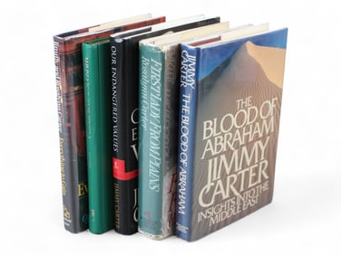 (5) President Jimmy Carter Signed Books