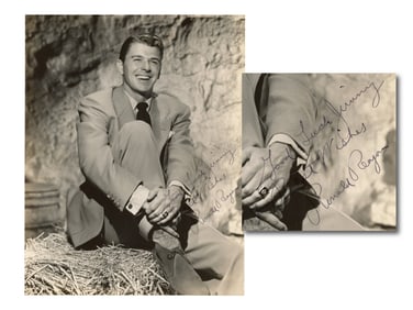 Early Ronald Reagan Signed Photograph