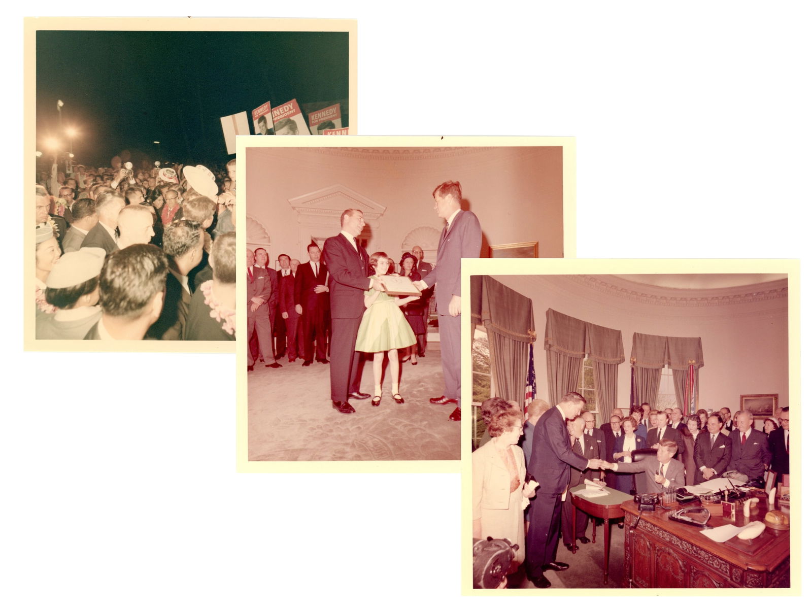 Kennedy Family Photos: Collection of Kennedy Family Photographs, many by Cecil Stoughton Official Presidential Photographer. Includes many Candid Shots that are extremely interesting. Approx. 20 photos of various sizes incl