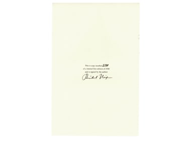Richard Nixon Signed Limited Edition Page