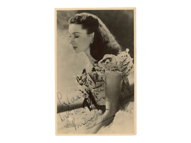 Vivien Leigh Signed Photo as Scarlett O'Hara JSA