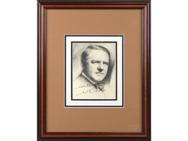 W.C. Fields Signed Headshot