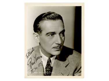 Paul Lukas Signed Publicity Photo