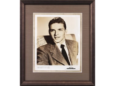 Frank Sinatra Early Signed Photograph