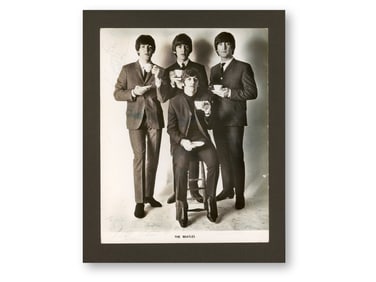 The Beatles Signed Cup of Tea Photograph