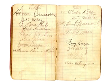 1920's Autograph Book incl. Ruth, Gehrig & More!
