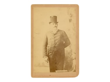1890's John L. Sullivan Cabinet Card