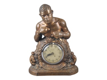 1940's Joe Louis Figural Clock.