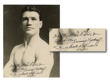 Philadelphia Jack O'Brien Signed Photograph