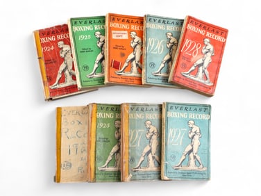 Everlast Boxing Record. (9) volumes