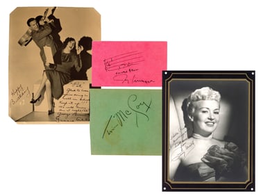 Autograph Lot in Binder