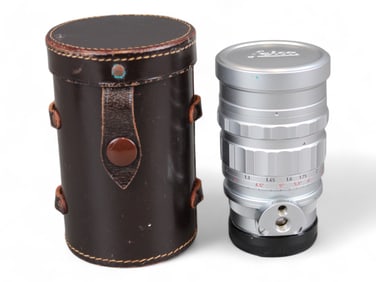 Leica Summicron Canada 2/90 Lens in Leather Case