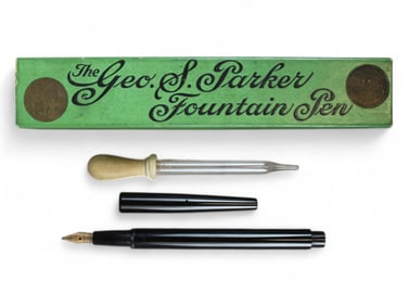 Parker #1 Tapered Cap Mint Boxed Fountain Pen