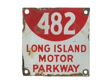 Super Rare Long Island Motor Parkway Car Plate