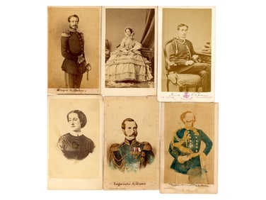 19th Century CDV Lot of European Royalty