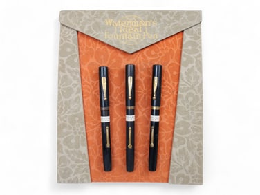 Waterman Store Display With 3 Dummy Pens