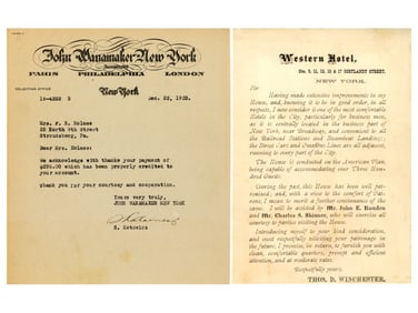 Early New York Area Business Letter Head