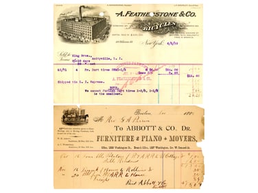 Early New York Area Business Letter Head
