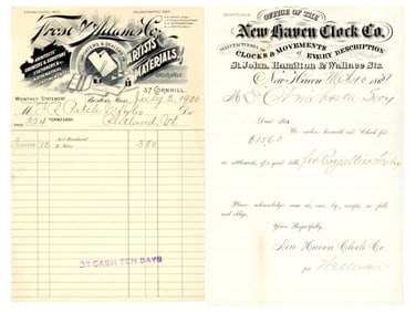 Early New York Area Business Letter Head