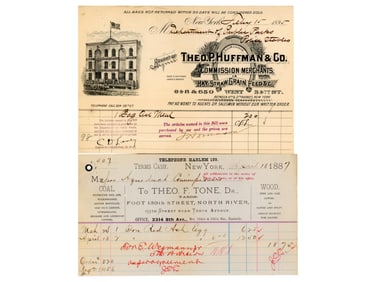 Early New York Area Business Letter Head