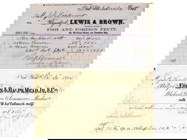 Early New York Area Business Letter Head